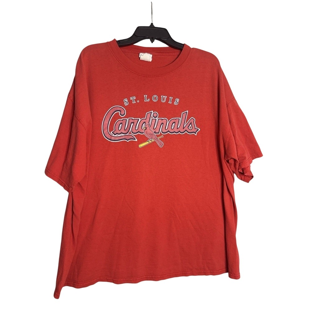 St Louis Cardinals T Shirt Mens XXL Red MLB Baseball Graphic Tee CSA